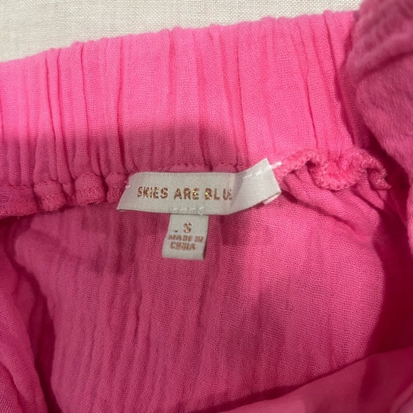 Skies Are Blue - Cross back tiered maxi dress  size S - Picture 4 of 9